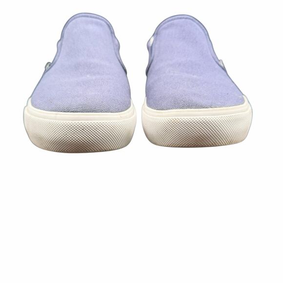 J.Crew Canvas Slip-On Sneakers Blue Men’s Size 10 Casual Low Top - Picture 2 of 14